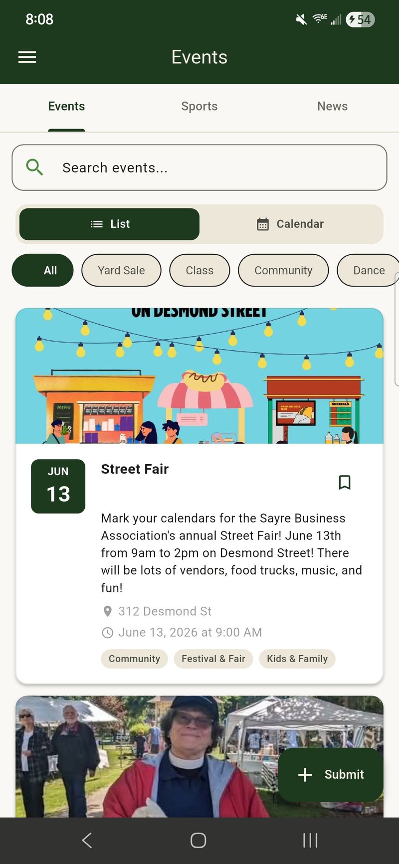 My Valley Connection — Events