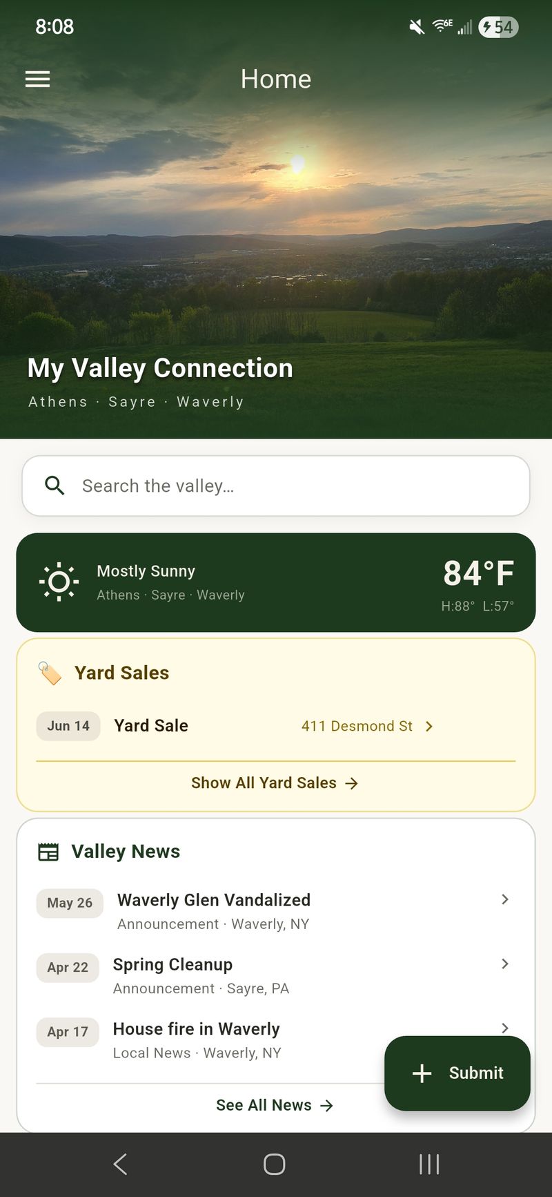 My Valley Connection screenshot